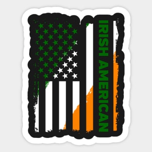 Irish American Sticker